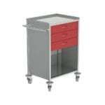 Carro Hospitalar Multifunções 3 Gavetas