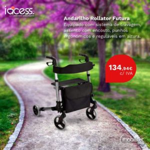 Read more about the article Andarilho com rodas Rollator Futura