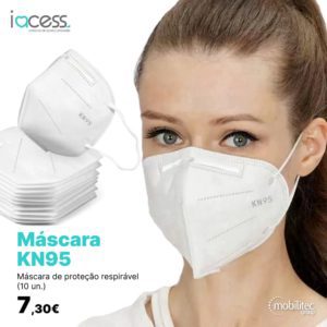 Máscaras de proteção KN95
