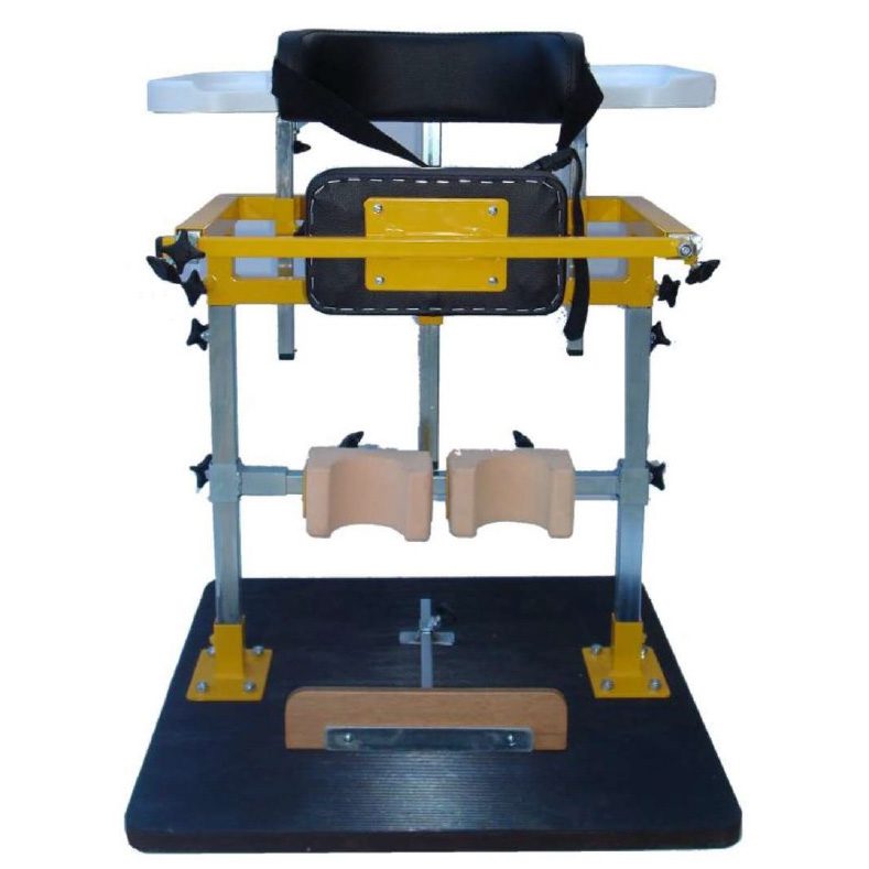 standing frame pediatrico com trancador e mesa