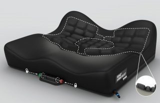 almofada cadeira de rodas roho hybrid select